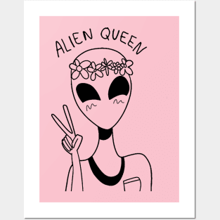 alien queen Posters and Art